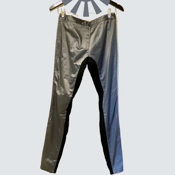 Mylène B. Designer pants from Mtl. Stretch and super nice!  Cobalt blue & Black - Picture 5 of 16